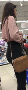 Ridiculously stunning brunette in lulus