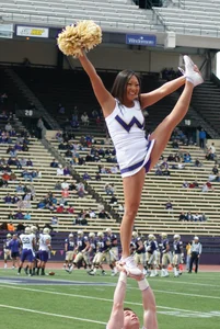 Candid cheerleaders