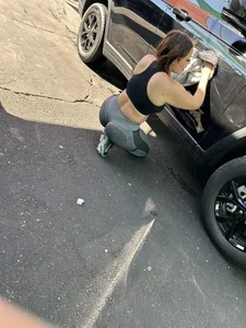 Perfect Latina Ass At Car Wash (OC)