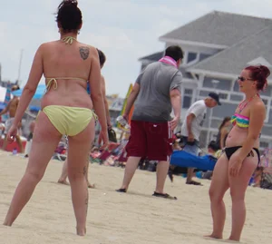 Beach and bikini girls