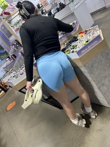 FIT BLUE BIKER SHORTS LATINA 🩵 [ OC ]