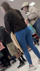 Quick Target Cap - light blue leggings