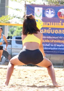 Thai candid volleyball girls