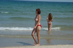 Sexy girls on nude beach Promorsk in Bulgaria