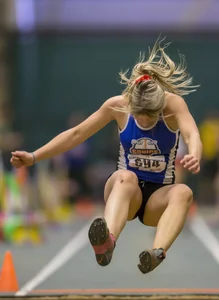Canadian girls at an Alberta track and field tournament