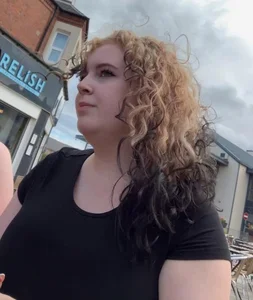 Windswept Smiley Women With Dyed Hair (Face Shots + Ass)