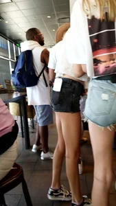 Teens in shorts shorts…tiny butt cheeks