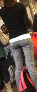 Girl in Tight Pants with Cute Ass