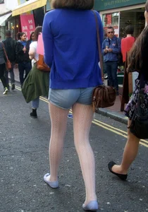 Various sexy teens in little shorts
