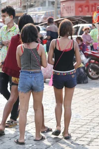 Water Festival girls in Thailand