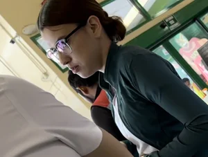 Skinny NURSE tight ASS