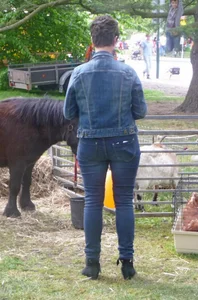 Candid bodies in denim