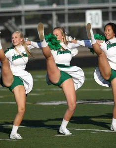 Candid cheerleaders