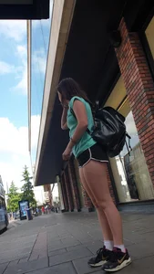PAWG teen on the bus