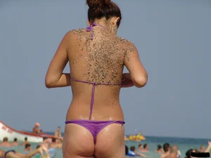 Sexy beach and bikini girls