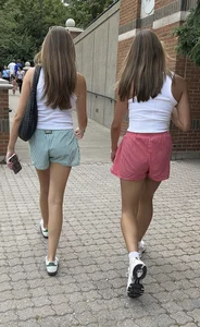 Candid tan babes