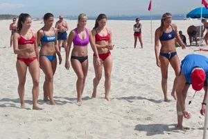 Bunch of sexy lifeguard tournament girls from 2013