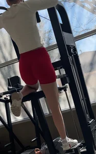 College Gym Girls (PART 40) RED SHORTS Edition