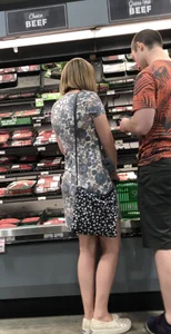 Understated blonde in a dress plus a PAWG in shorts 0111