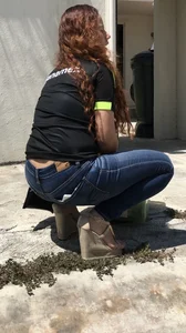 Girl bending-over for my camera