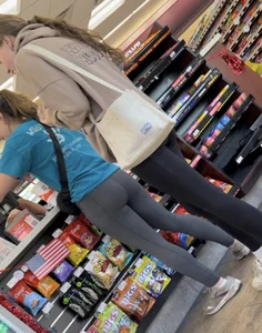 Tight Gas Station Ass!