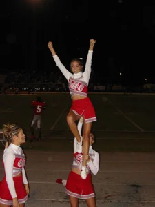 Candid cheerleaders