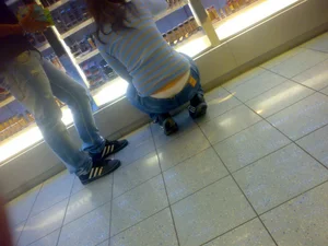 Huge collection of whale tails, ass cracks and panty peeks in public