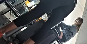 Candid girls in leggings and tights