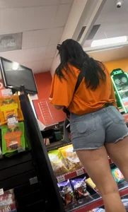 Hottie in the gas station