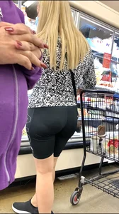 Blonde Mum In Leggings OC