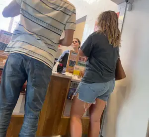 Thick white girl with vpl (oc)