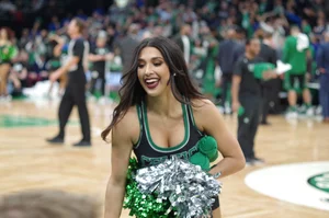 Candid cheerleaders