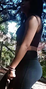 Tight Leggings And Small Shorts at Amusement  Park