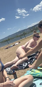 Super Tight College Lake Day Bikini Selection