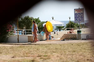 Nude beach pool milfs and mature ladies
