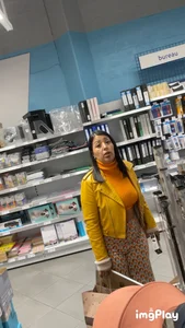 First Post | MUST SEE ! |  Pregnant Arabic Milf Bubble Butt In Flare Pants ( W/ Faceshots + GIF )