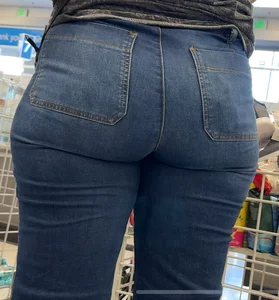 Beautiful woman in JEANS and SHORTS