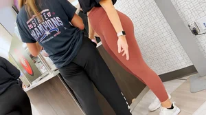SALMON PANTS ATTACHED ON THIS BEAUTIFUL ASS (NOT OC)