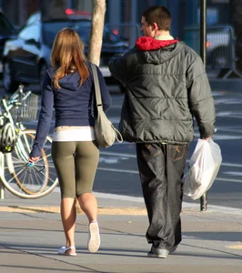 Booty in Short Tights Street Creepshot