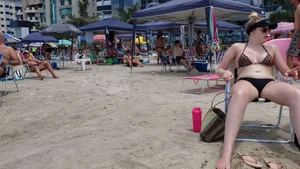 Brazillian beach creepshots, huge gallery of candid girls in swimsuits