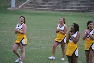 Candid cheerleaders