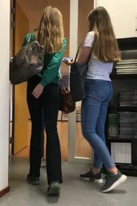 Candid teen schoolgirl