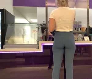 Blonde Tight Bubble Ass  Not OC