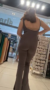 Hard VPL in brown one piece