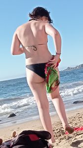Cutie Emo Teen in the beach