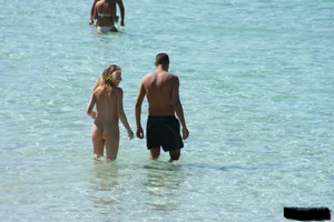 Bunch of sexy ladies on a nude beach