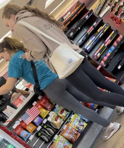 Tight Gas Station Ass!