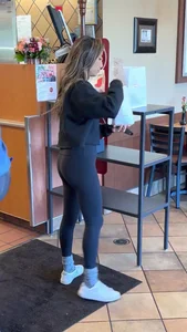 Tight Asian Picking Up Food