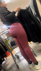 Latina wife with a nice ass in red spandex