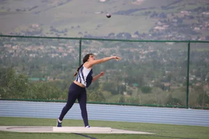 Candid track and field girls